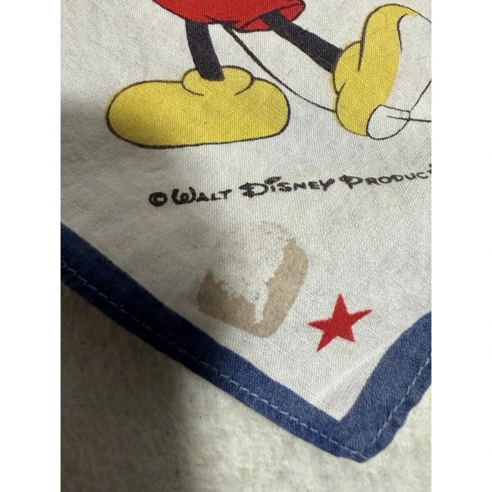 Vintage Mickey Mouse  handkerchief  Classic Walt Disney!
